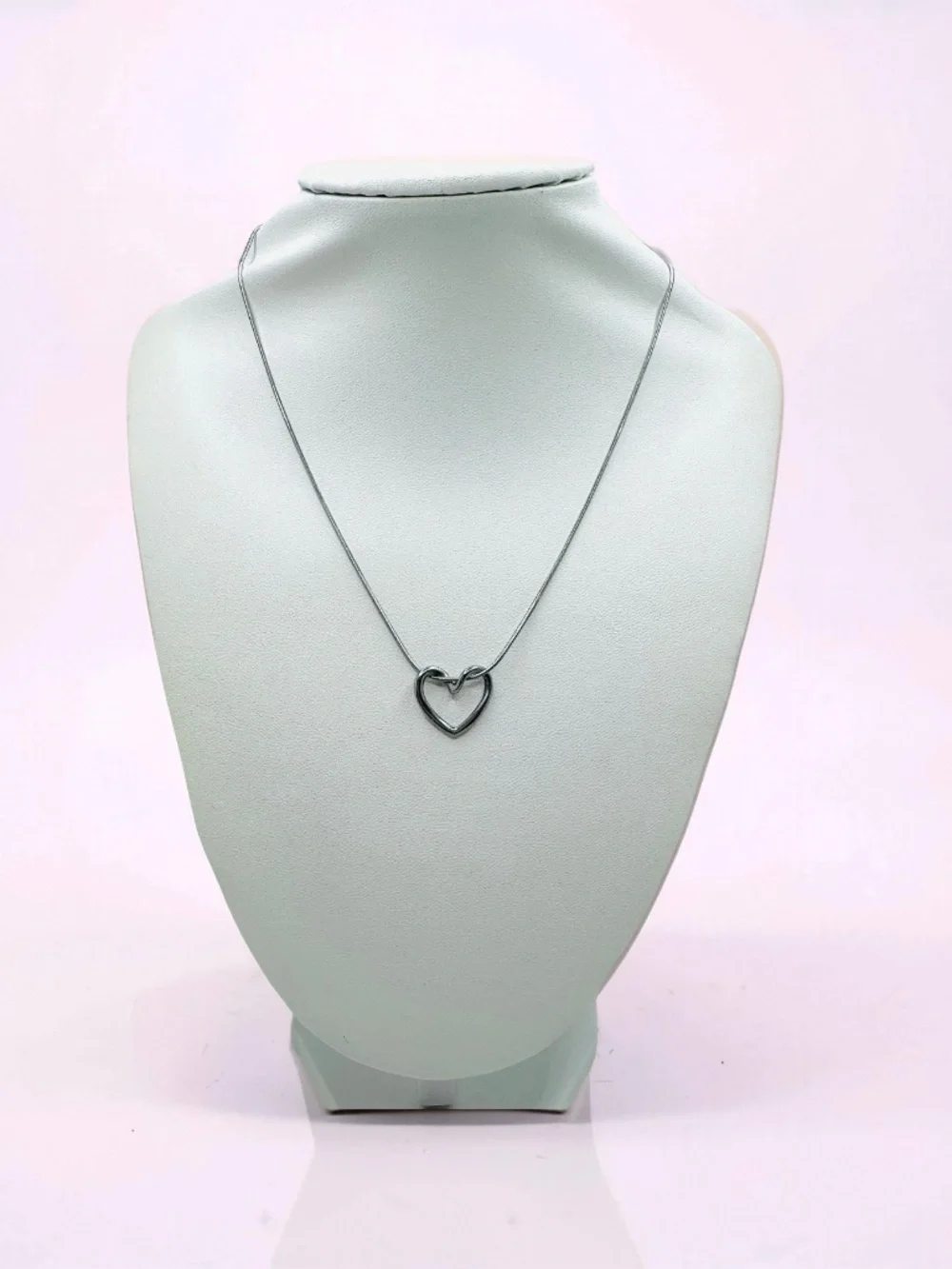 The Classic Heart Pendant in Silver - Stainless Steel